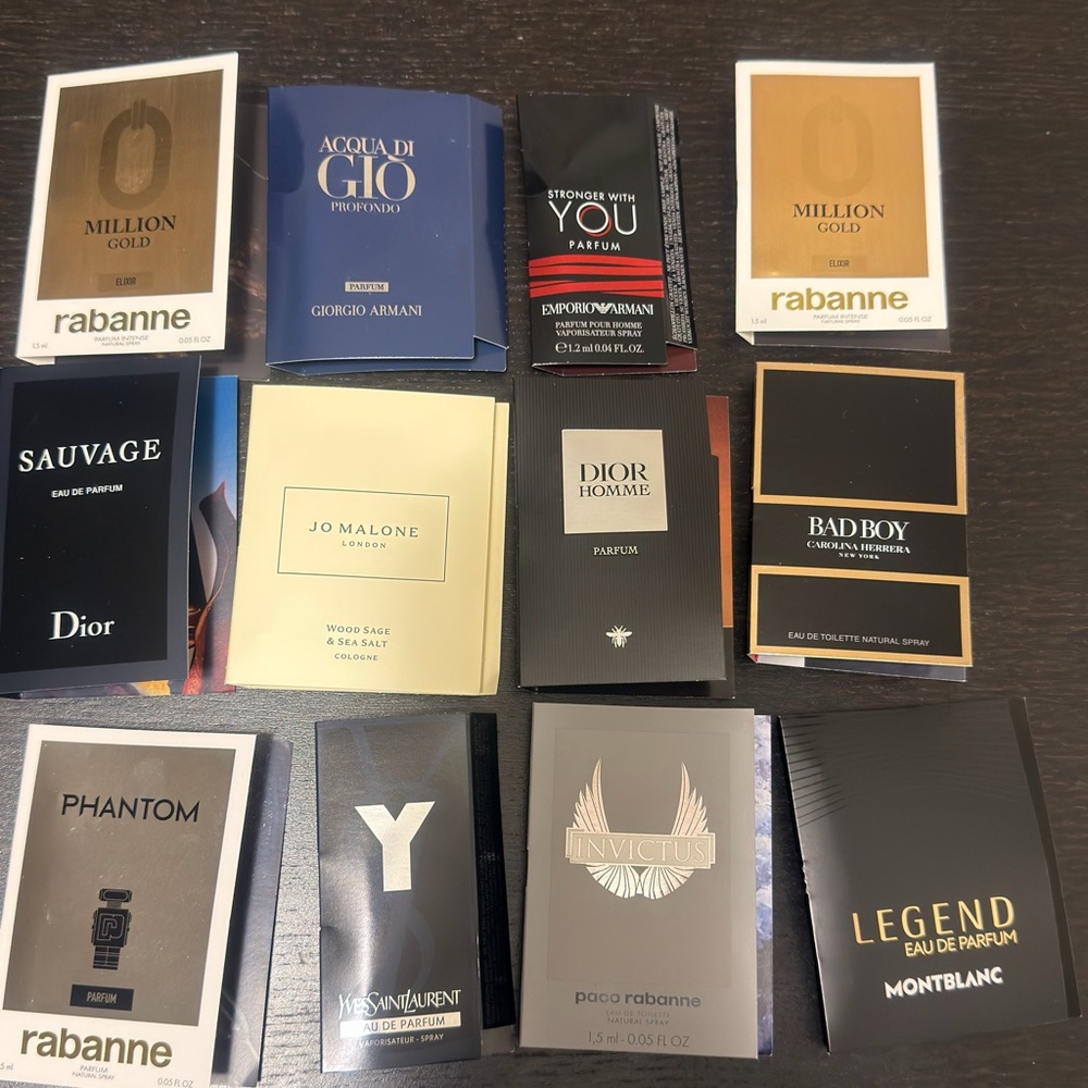 Set Sample x12 gucci versace valentino prada burberry bvlgari